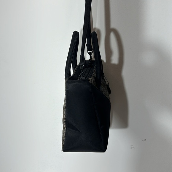 Etienne Aigner Black and Tan Crossbody Handbag - Picture 5 of 10